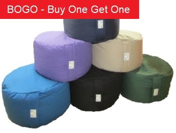 Round Rondo Zafu Buckwheat Hulls BOGO